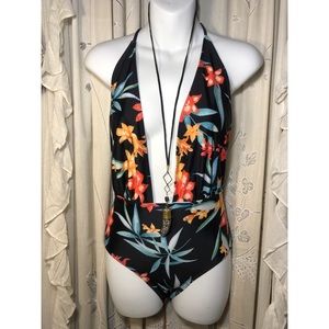 Tropical Halter Suit